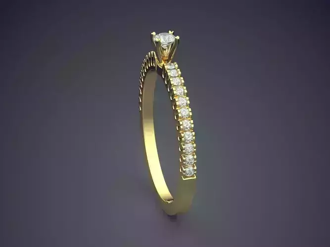 Ring With Diamonds Gjart A-283
