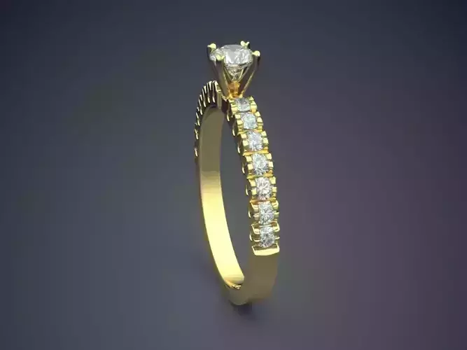 Ring With Diamonds Gjart A-281