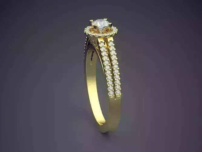 Ring With Diamonds Gjart A-28