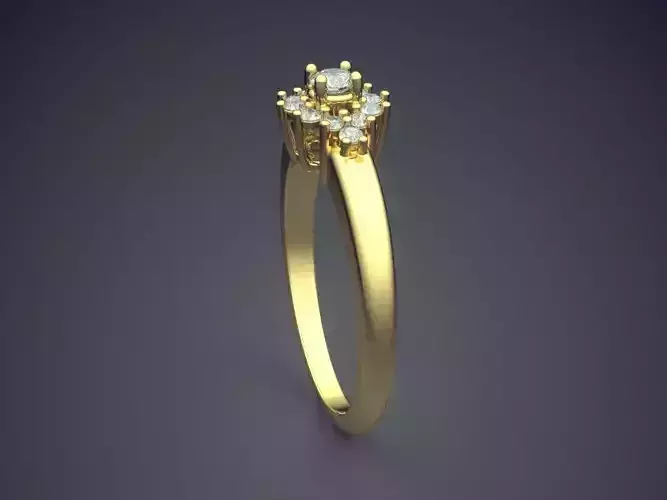 Ring With Diamonds Gjart A-279