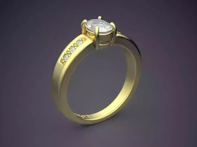 Ring With Diamonds Gjart A-275