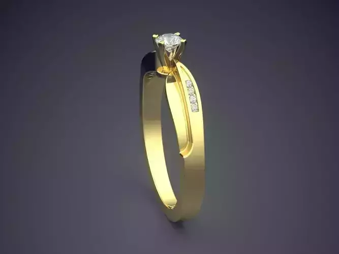 Ring With Diamonds Gjart A-271