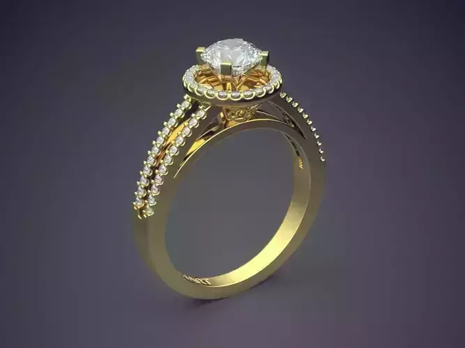 Ring With Diamonds Gjart A-27