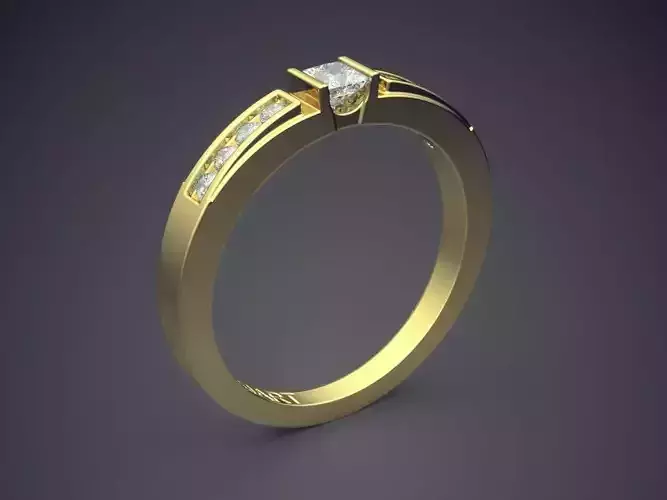 Ring With Diamonds Gjart A-264