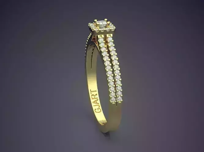 Ring With Diamonds Gjart A-26