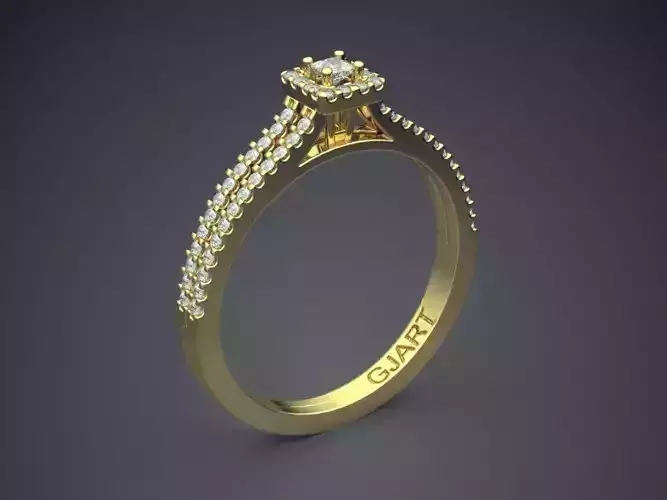 Ring With Diamonds Gjart A-26