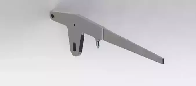 LEVER metal shelf bracket Free 3D model
