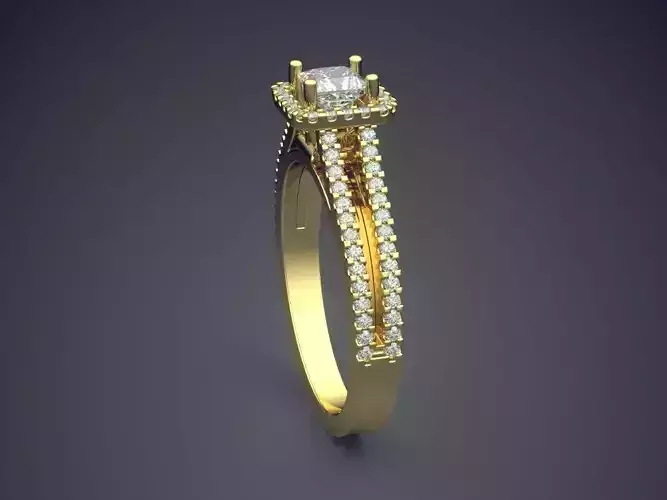 Ring With Diamonds Gjart A-25