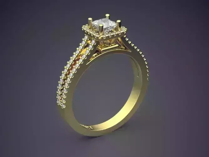 Ring With Diamonds Gjart A-25