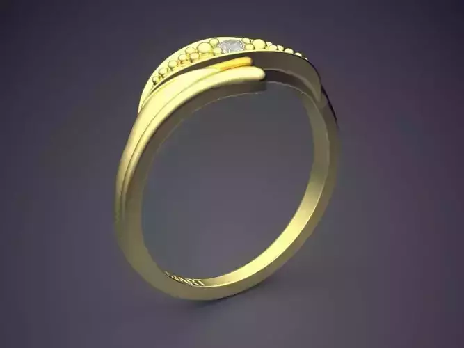 Engraved Ring Gjart A-244 3D print model