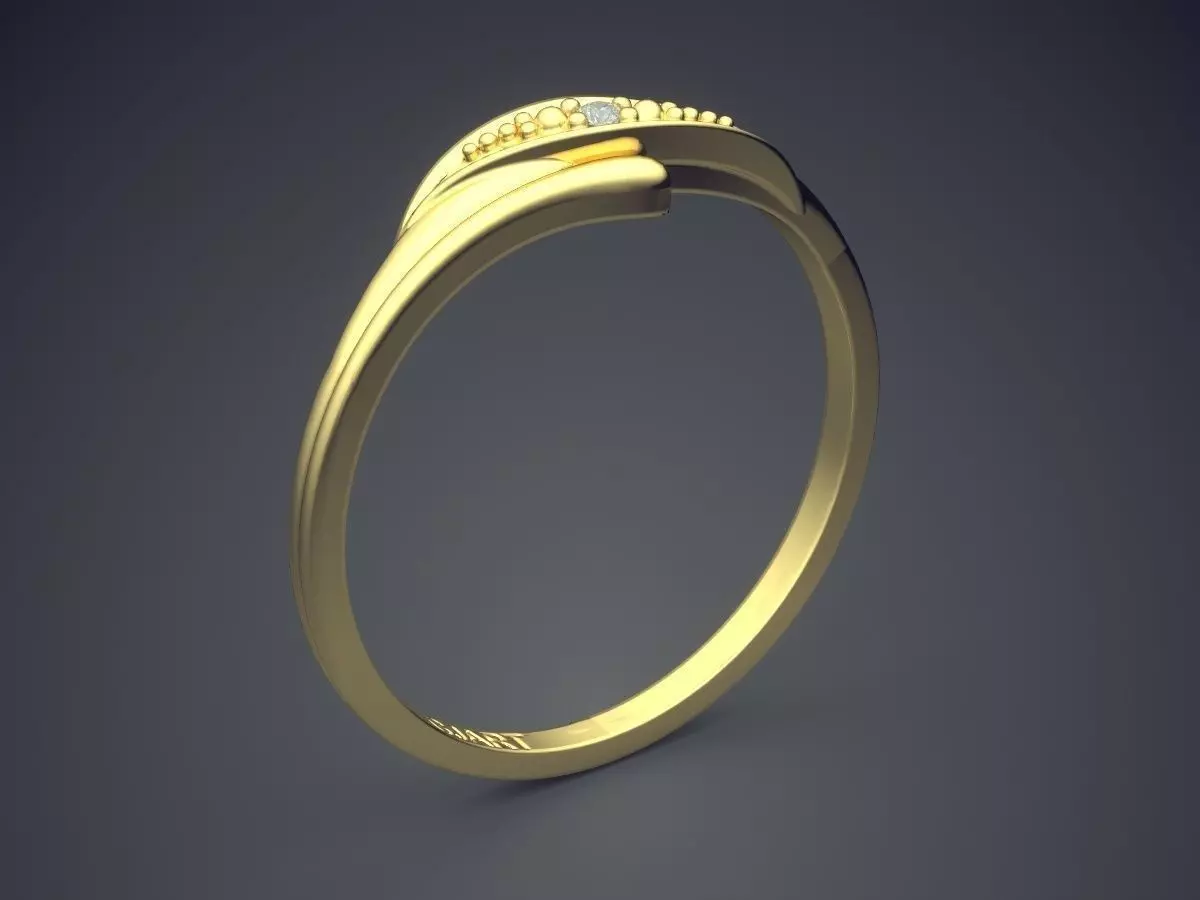 Engraved Ring Gjart A-243 3D print model_0