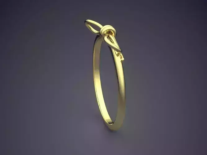 Ribbon Bow Shape Ring Gjart A-242