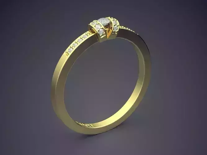 Ring With Diamonds Gjart A-236