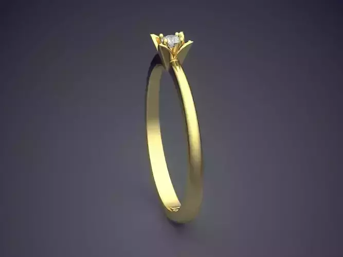 Ring With Small Diamond Gjart A-232