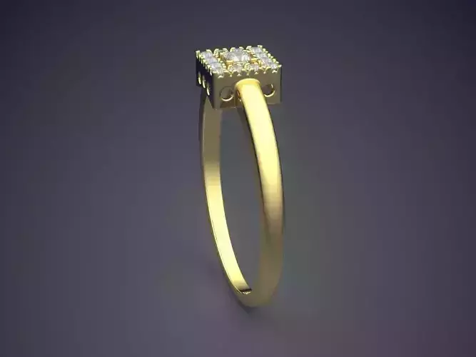 Ring With Diamonds Gjart A-229