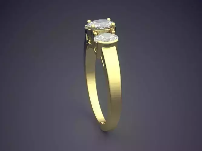 Ring With Diamonds Gjart A-225