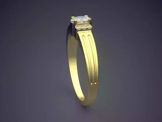 Ring With Diamonds Gjart A-221