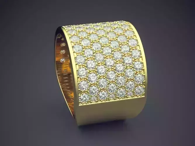 Ring With Diamonds Gjart A-222