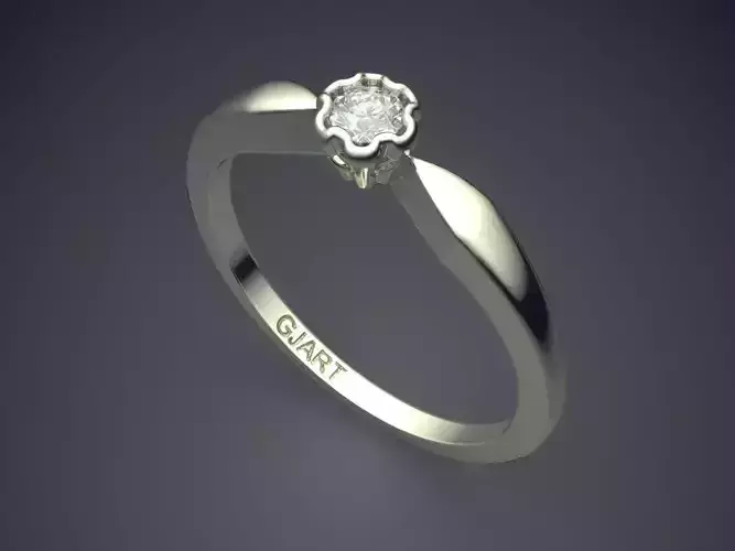 Ring With Diamond Gjart A-217