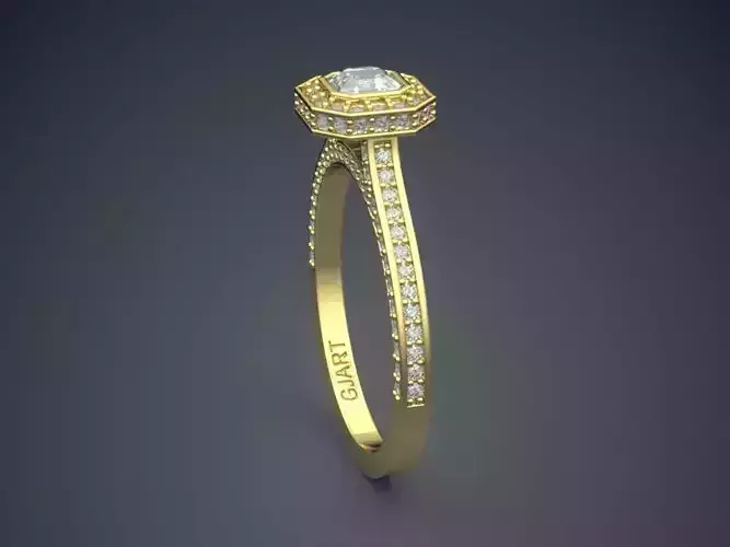 Luxurious Ring With Diamonds A-22