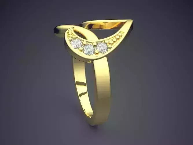 Heart-shaped Ring Gjart A-211