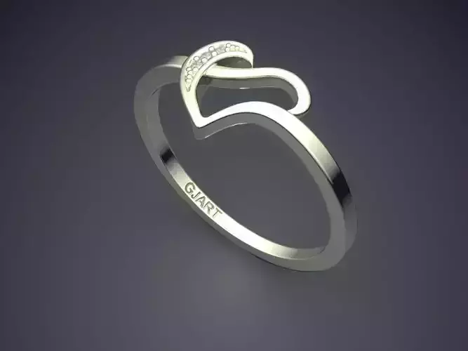 Heart-shaped Ring Gjart A-210