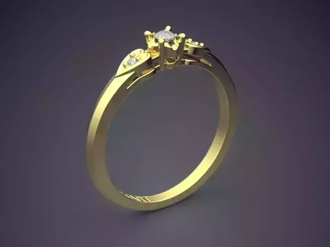 Ring With Diamonds Gjart A-205