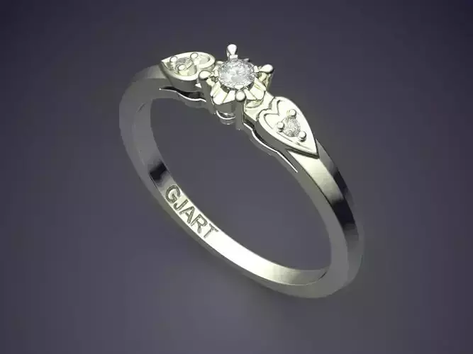Ring With Diamonds Gjart A-205