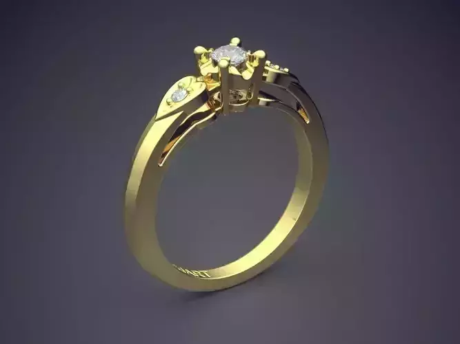 Ring With Diamonds Gjart A-204