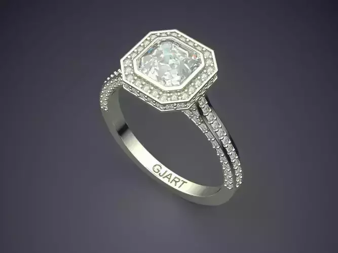 Luxurious Ring With Diamonds Gjart A-21