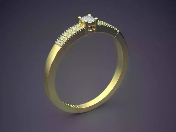 Ring With Diamonds Gjart A-189