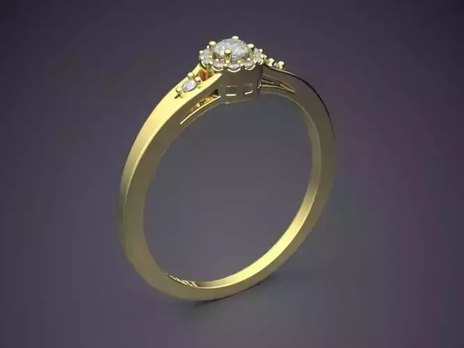 Ring With Diamonds Gjart A-183