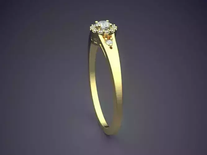 Ring With Diamonds Gjart A-183