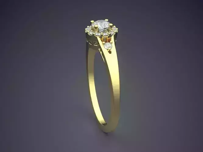 Ring With Diamonds Gjart A-182