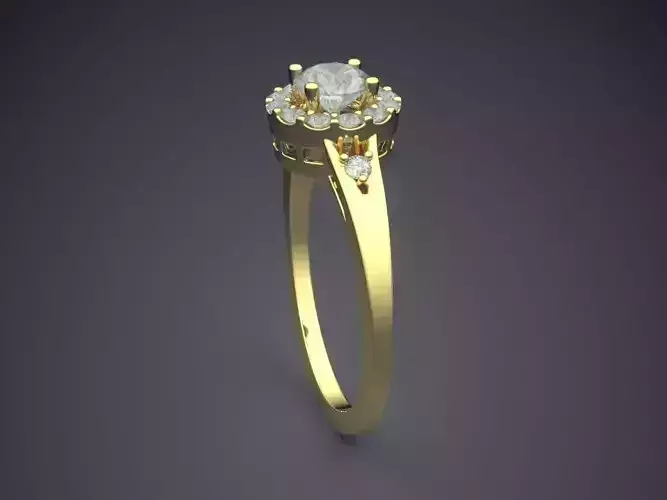 Ring With Diamonds Gjart A-181