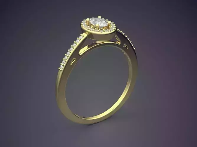 Ring With Diamonds A-161