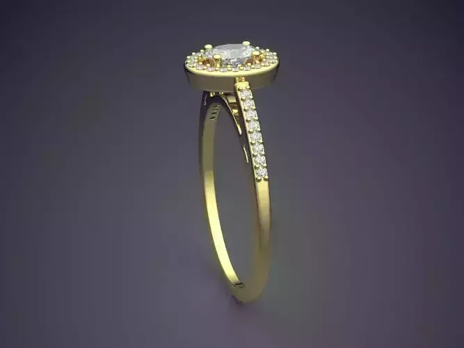 Ring With Diamonds A-161
