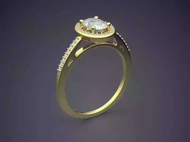 Ring With Diamonds A-160