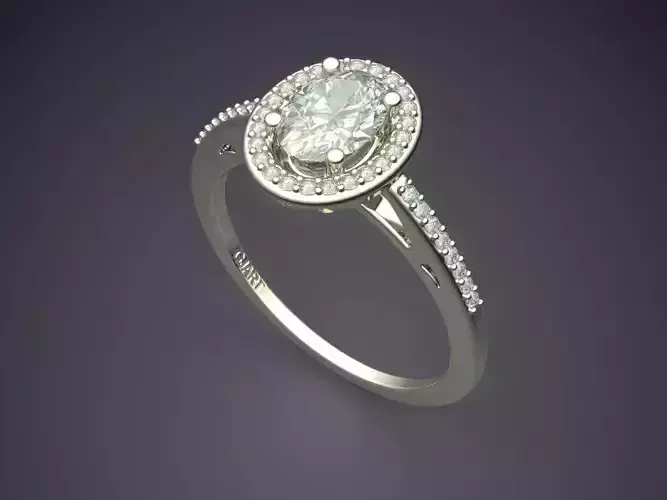 Ring With Diamonds A-160