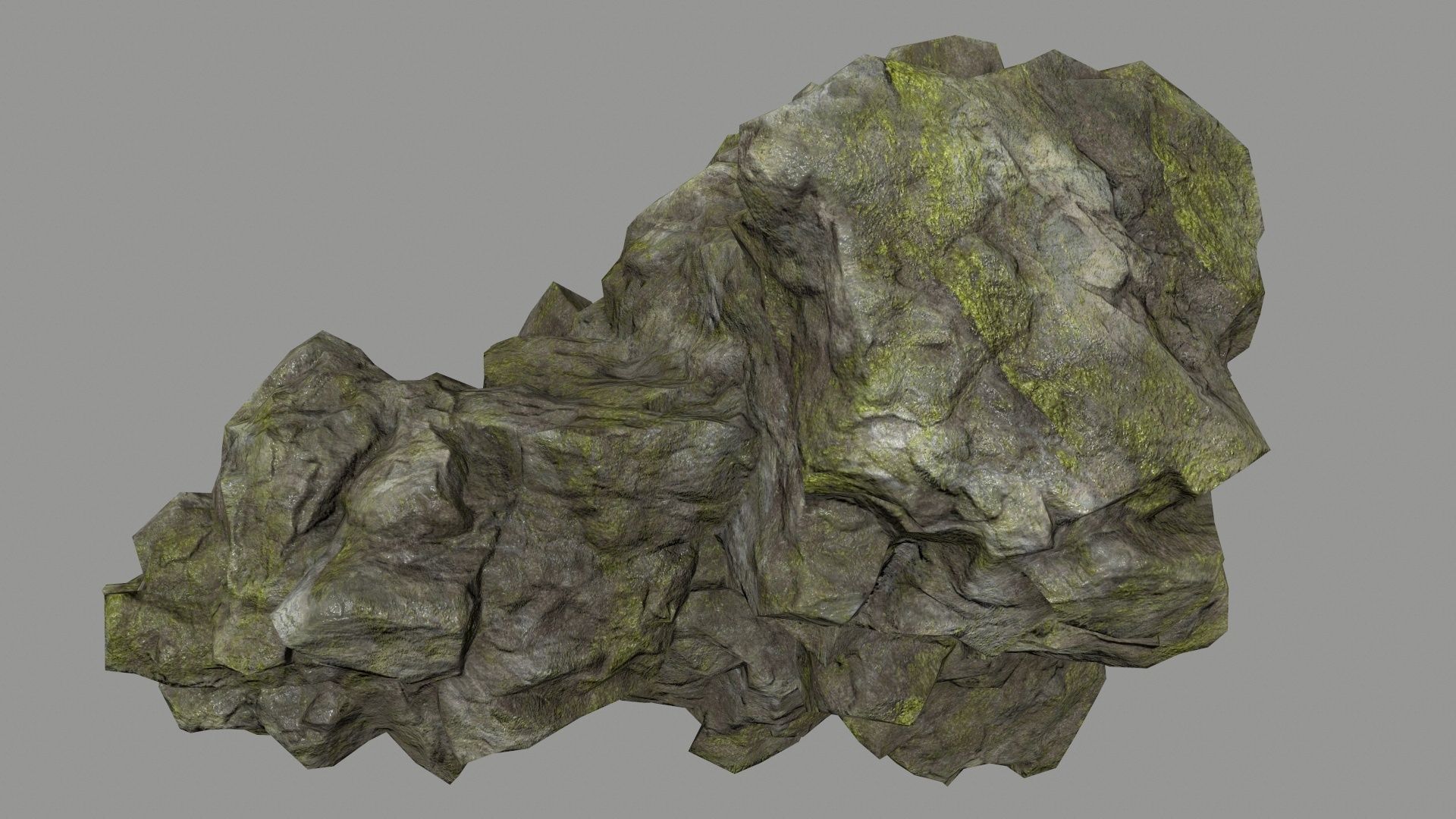 rocks set rock arch Low-poly 3D model_11