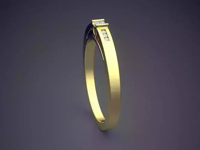 Ring With Diamonds Gjart A-156