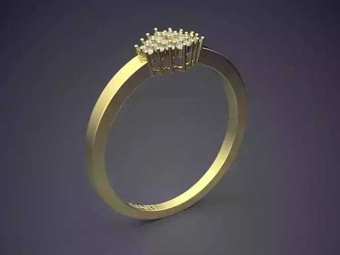 Ring With Diamonds Gjart A-149