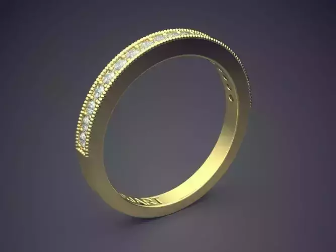 Ring With Diamonds Gjart A-147 3D print model