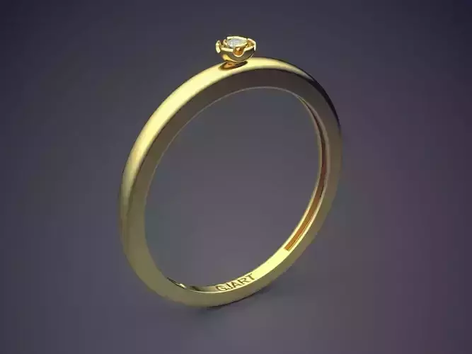 Ring With Small Diamond Gjart A-142