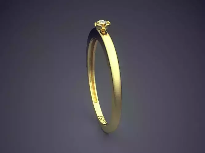 Ring With Small Diamond Gjart A-142