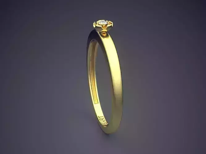 Ring With Tiny Diamond Gjart A-141