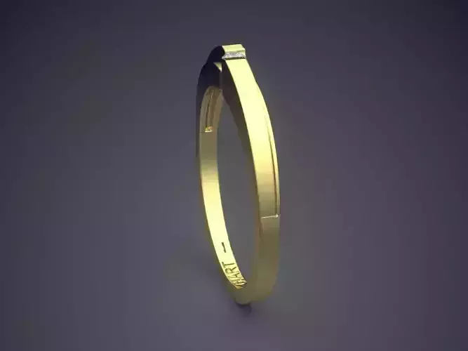 Ring With Tiny Diamond A-129