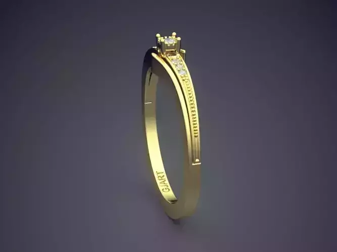 Ring With Diamonds A-120