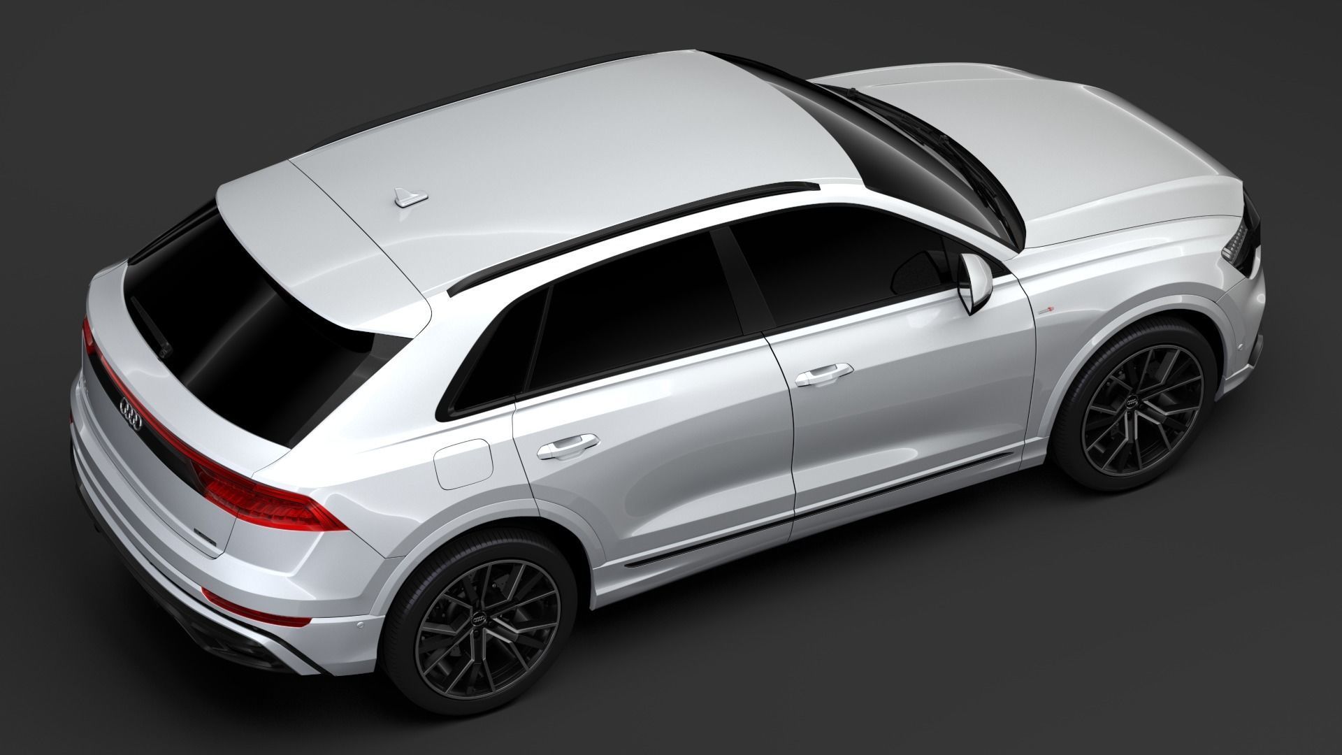 Audi Q8 55 TFSI quattro S line 2020 3D model_11
