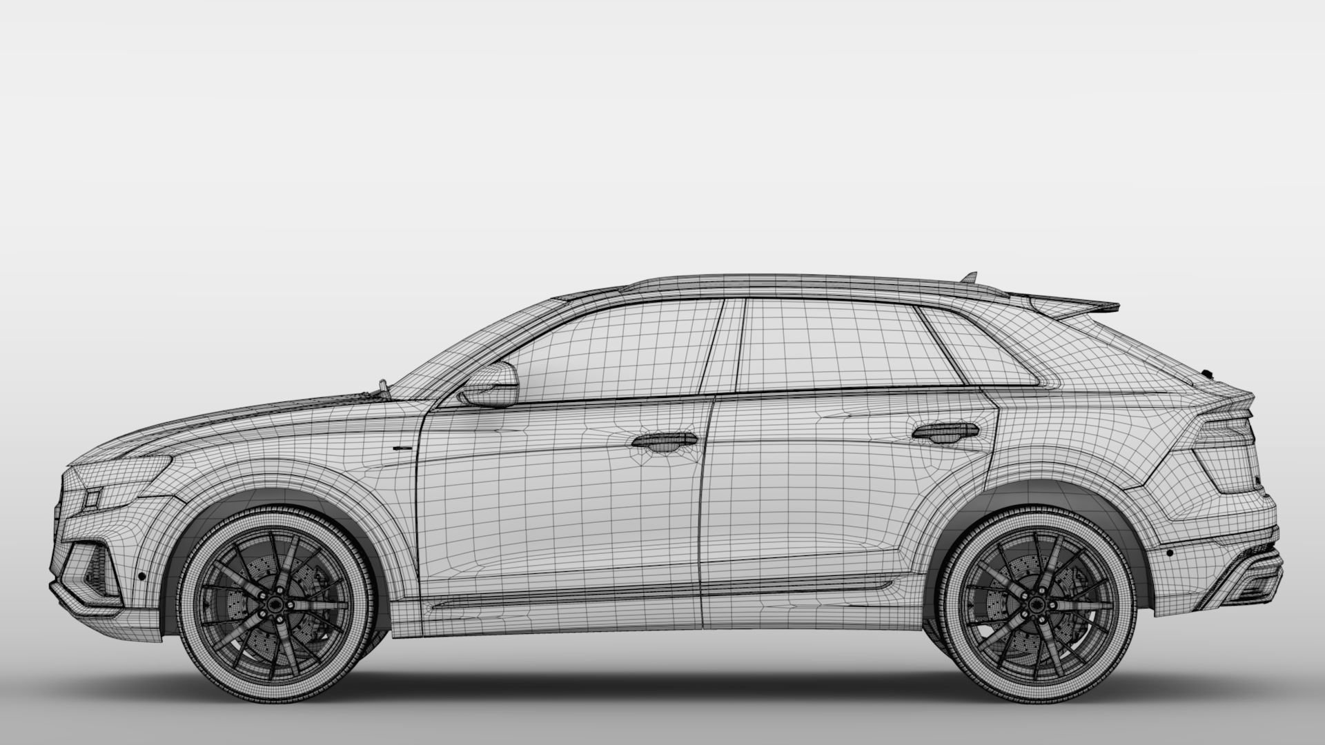 Audi Q8 55 TFSI quattro S line 2020 3D model_19